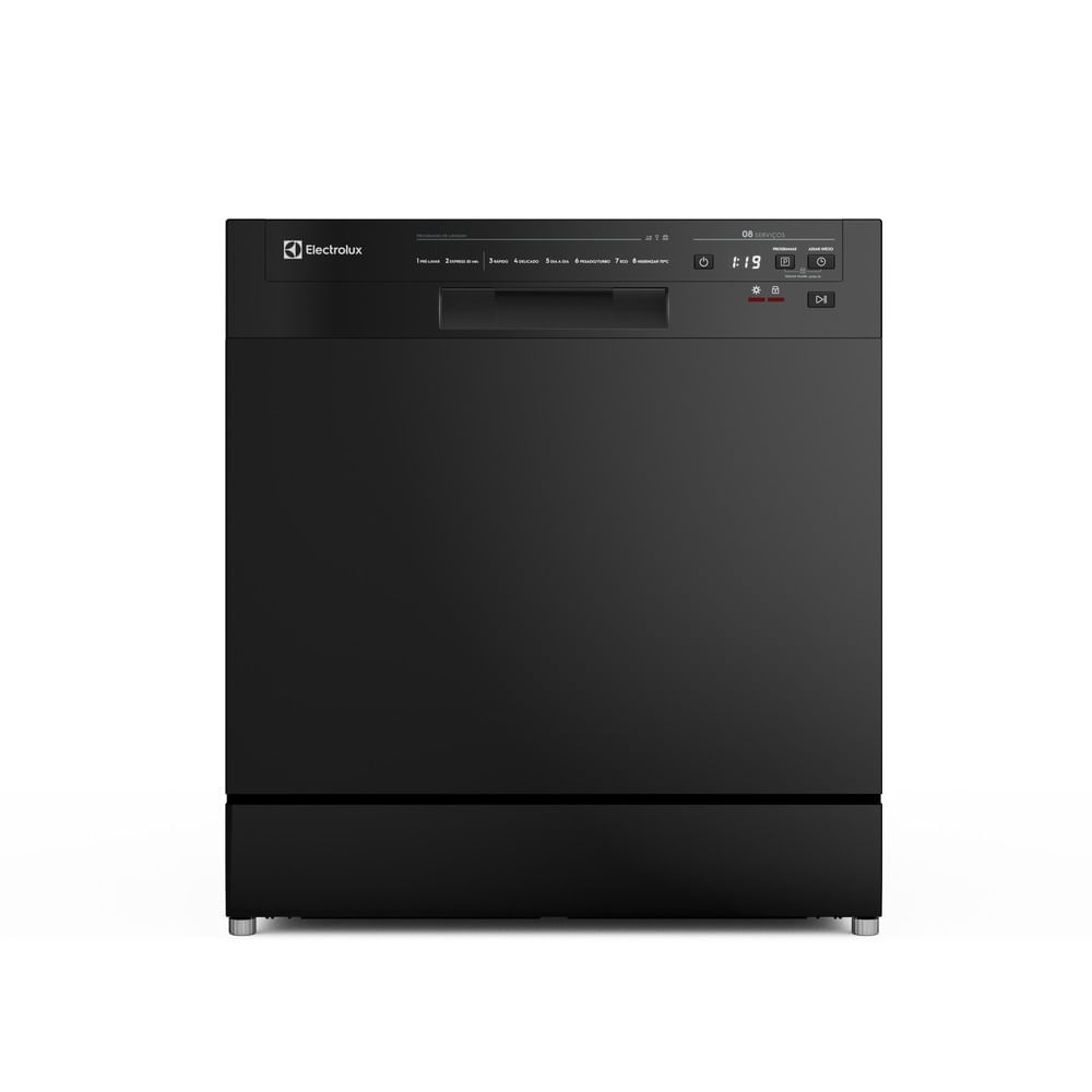 Lava-Louça Electrolux 8 Serviços Preta com Programa Lava e Seca 50 min (LP08E) 110