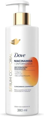 Sérum Hidratante Corporal Para Pele Com Tom Irregular 48h De Hidratação Regenerativa Dove Dermo Renovador Niacinamida Redutor De Marcas Escurecidas Clinicamente Comprovado 380ml