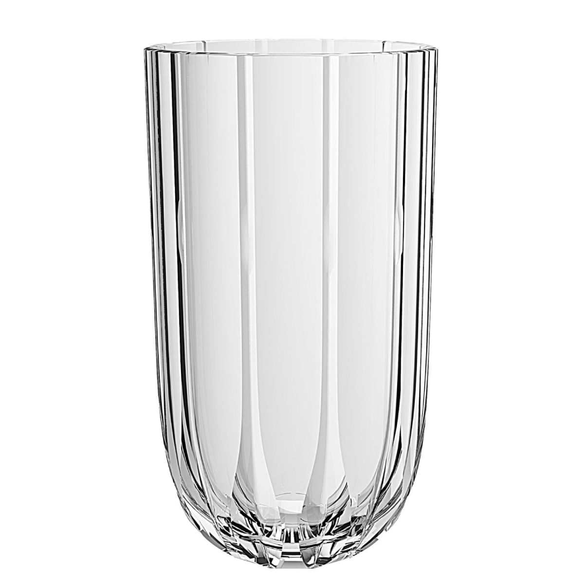 6 Copos Altos em Vidro Refinatto 400ml 13,5x7,7x7,7cm