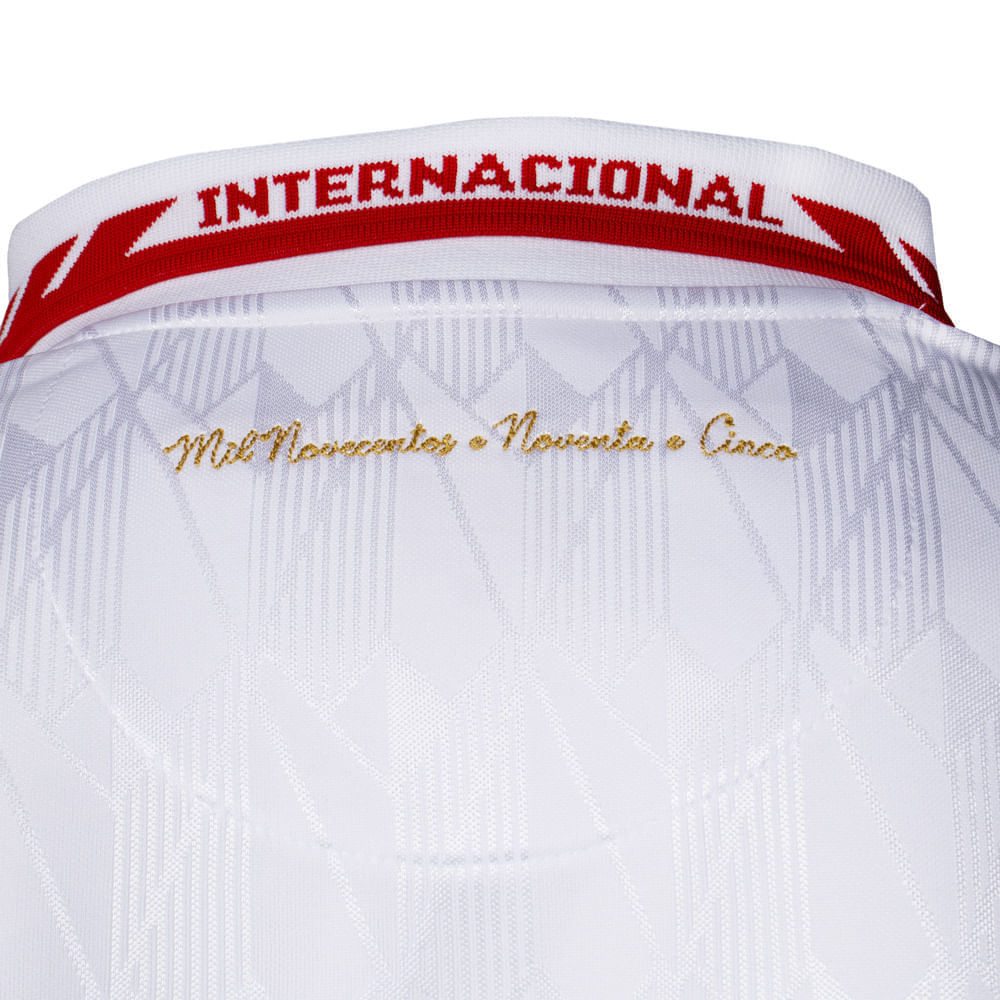 Foto 2 de Camisa Masculina Internacional Retrô 1995 Polo Branco