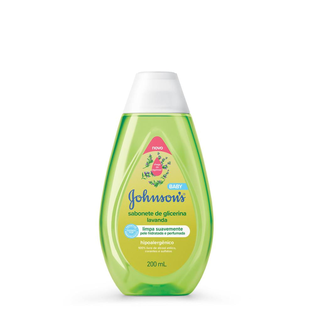 Sabonete Líquido Johnson's Baby Glicerina Lavanda 200ml