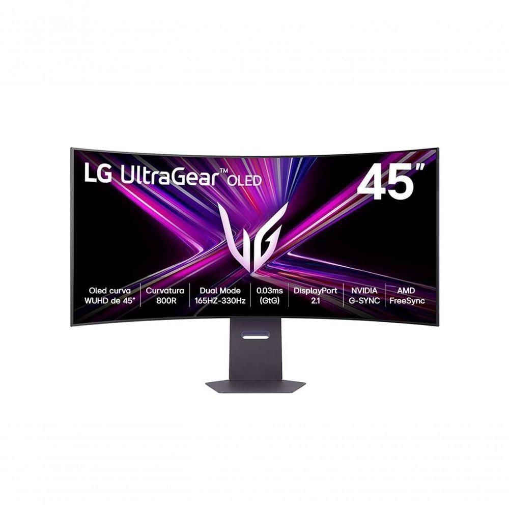 Monitor Gamer OLED Ultragear 45" 5K2K Curvo 165Hz NVIDIA G-SYNC AMD Freesync LG