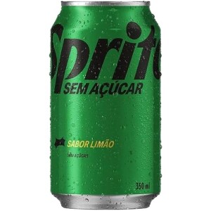 Refrigerante Sprite limão sem açúcar lata 350ml