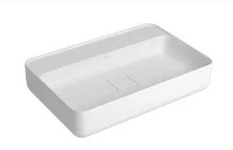 CUBA RETANGULAR APOIO C MESA 60CM-BRANCO DECA