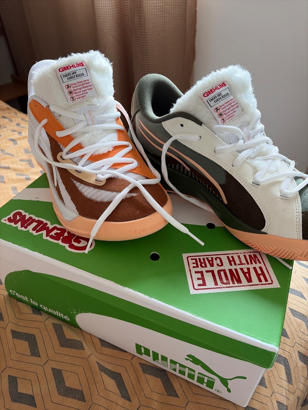 Gremlins x Puma All-Pro Nitro Gizmo and Stripe Puma White — 40, Novo