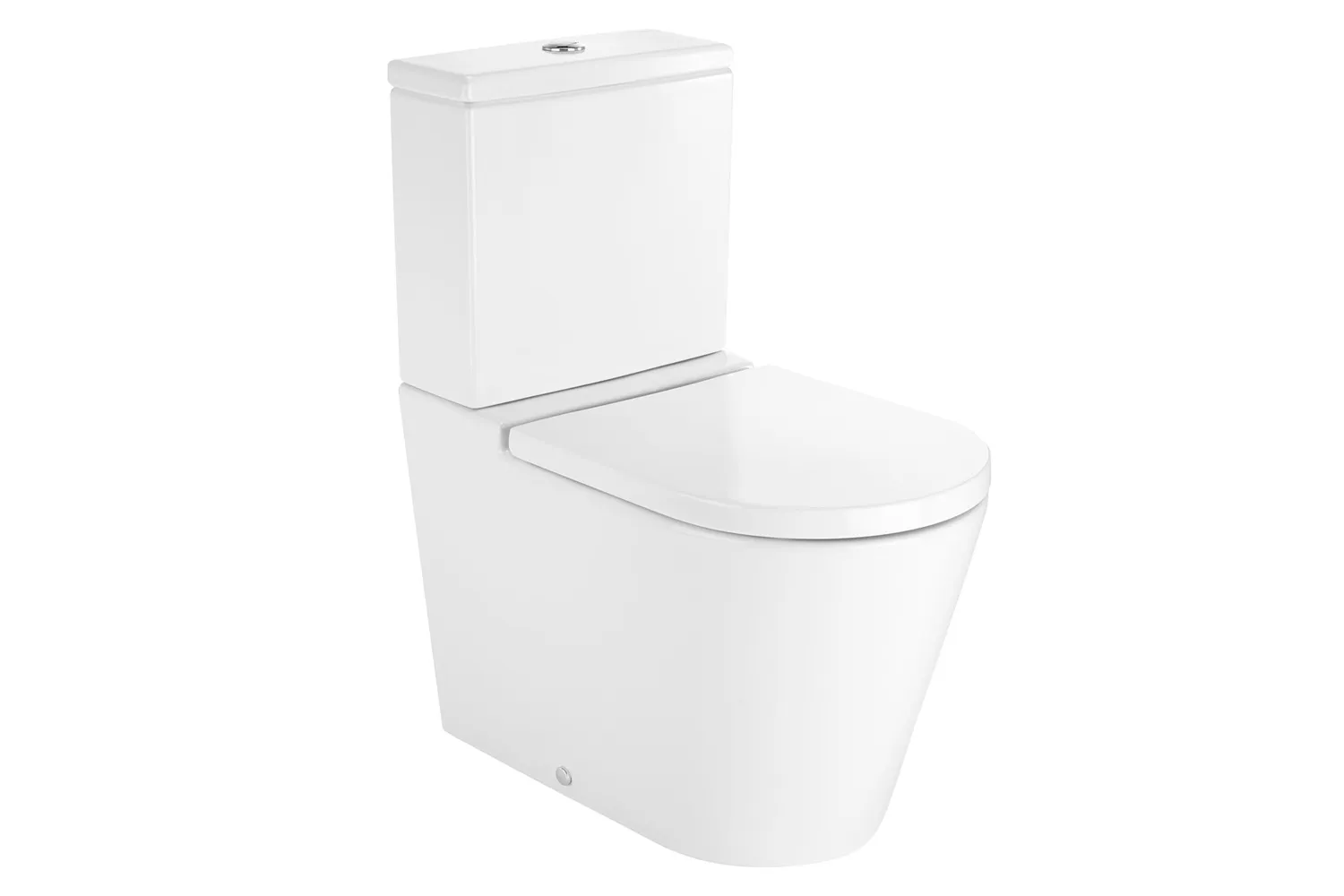 BACIA PARA CAIXA SAIDA DUAL RIMLESS ROUND ROCA