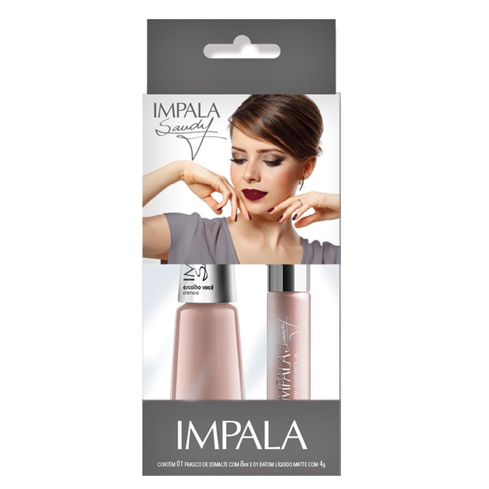Kit Sandy Impala - Batom Líquido + Esmalte — Escolho você