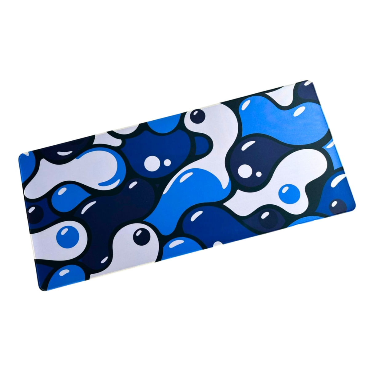 Mousepad Liquid Flow Azul - 900x400mm Borracha 3mm