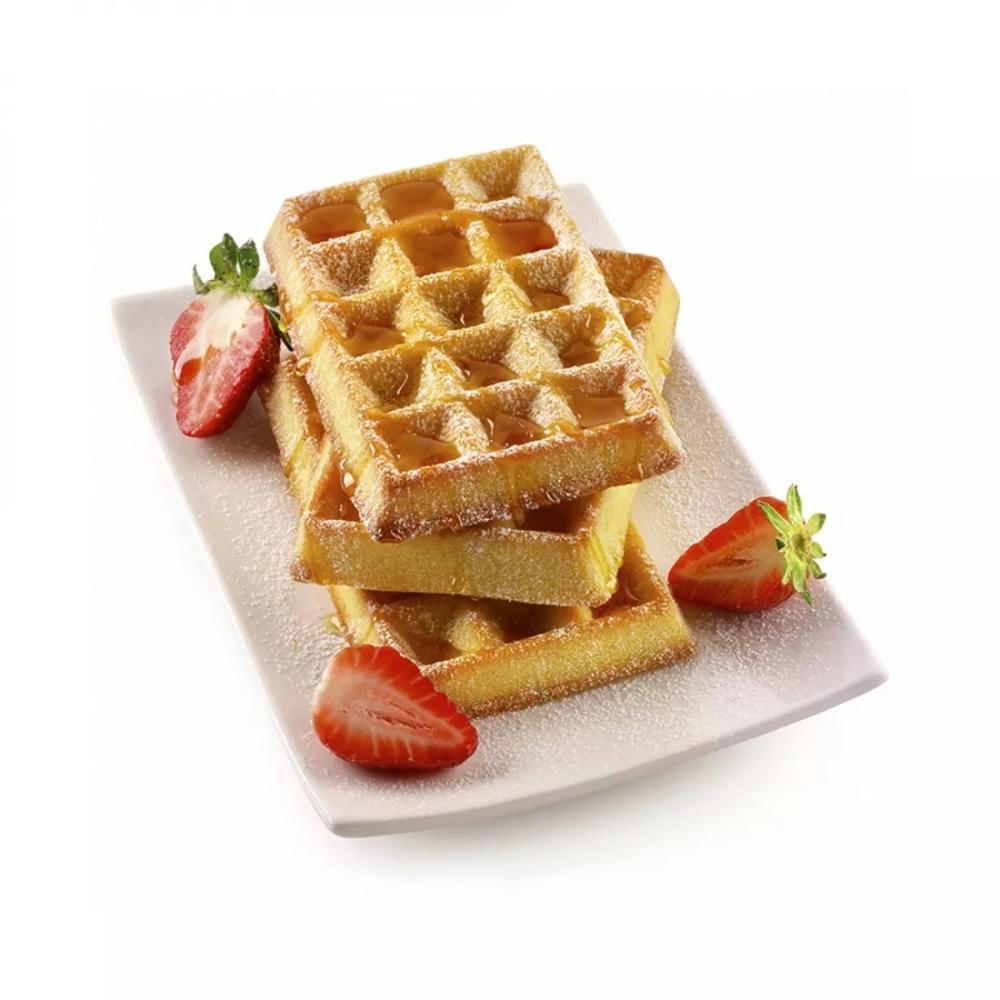 Foto 4 de Forma Silicone Molde Waffle Retangular Gourmet Silikomart