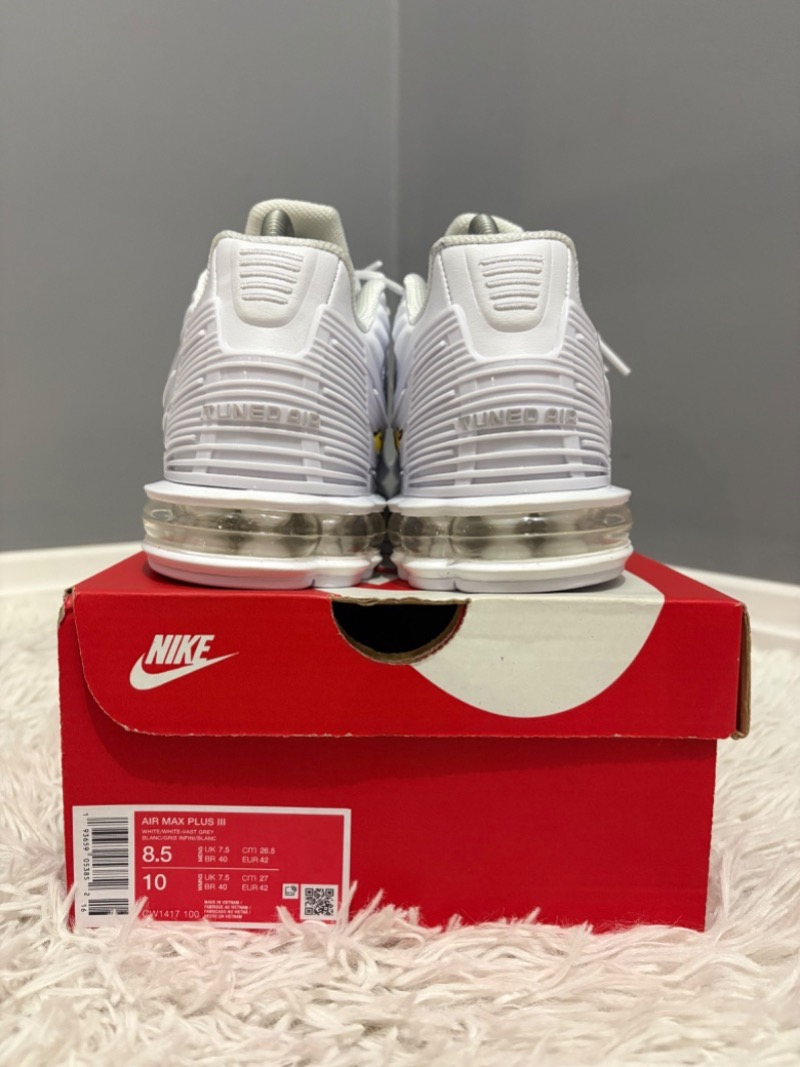 Foto 3 de Nike Air Max Plus III Triple White' — 40, Novo