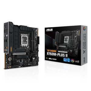 Placa Mãe Asus TUF Gaming B760M-PLUS II, Chipset B760, Intel LGA 1700, mATX, DDR5, 90MB1HD0-M0EAY0