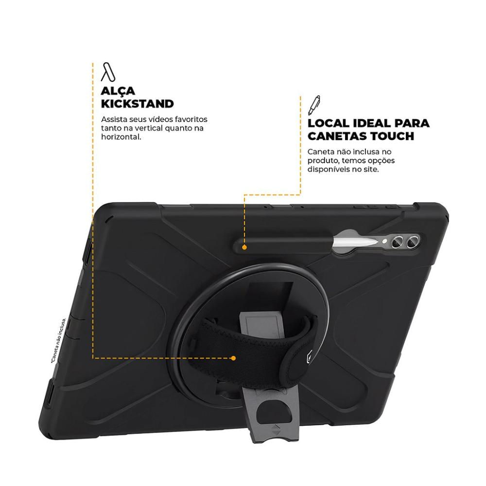 Foto 3 de Capa para Samsung Galaxy Tab S9 Ultra - Phantom - Gshield