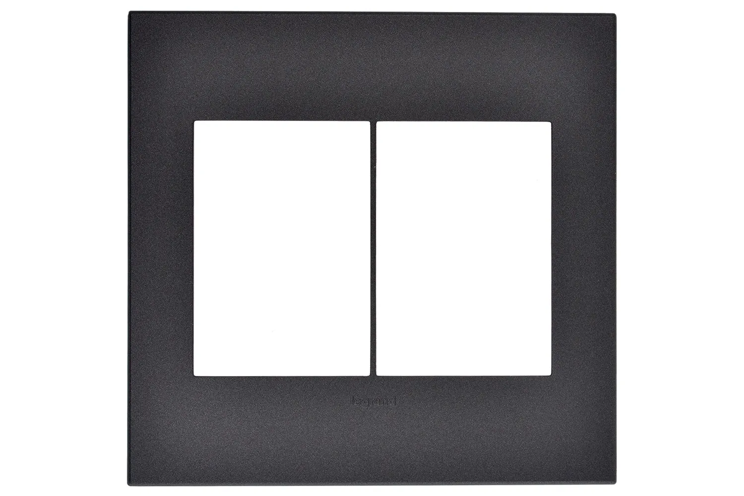PLACA 3+3 POSTOS 4X4 QUADRADOS GRAPHITE ARTEOR PIAL