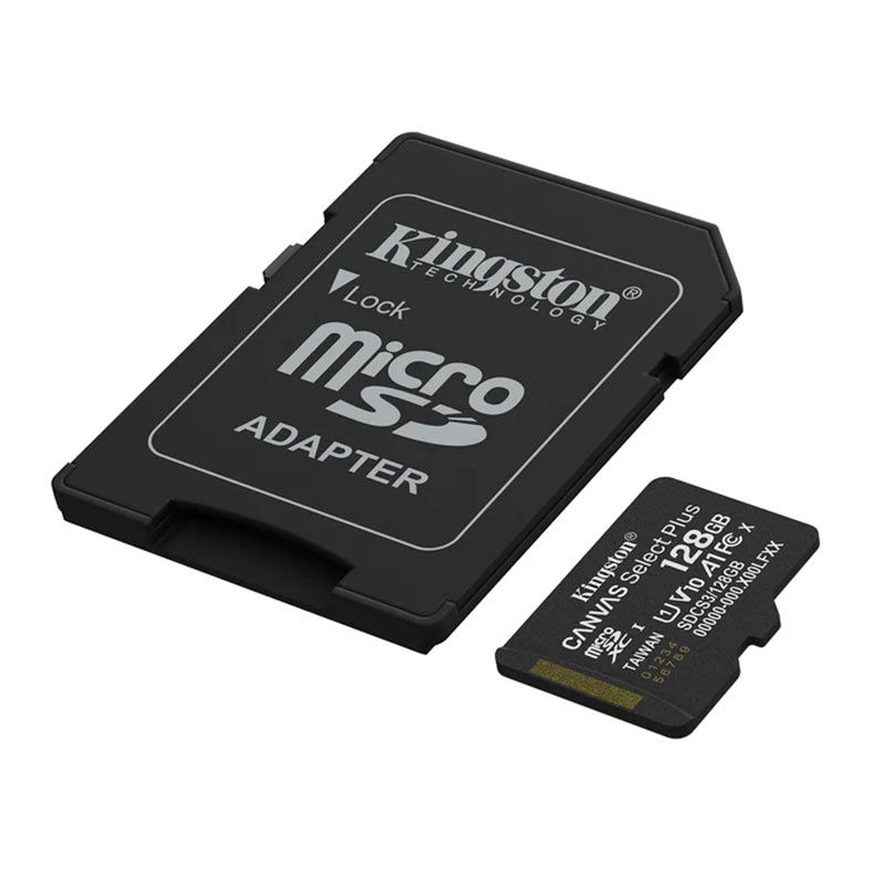 Foto 2 de Cartao de Memoria Kingston, 128GB, MicroSDXC, SDCS3-128GB