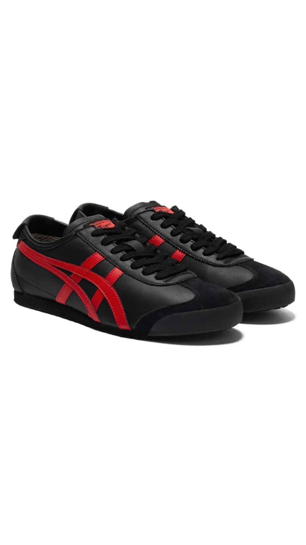 Onitsuka Tiger Mexico 66 Black Classic Red — 37 / 38 / 39 / 40 / 41 / 42 / 43, Novo
