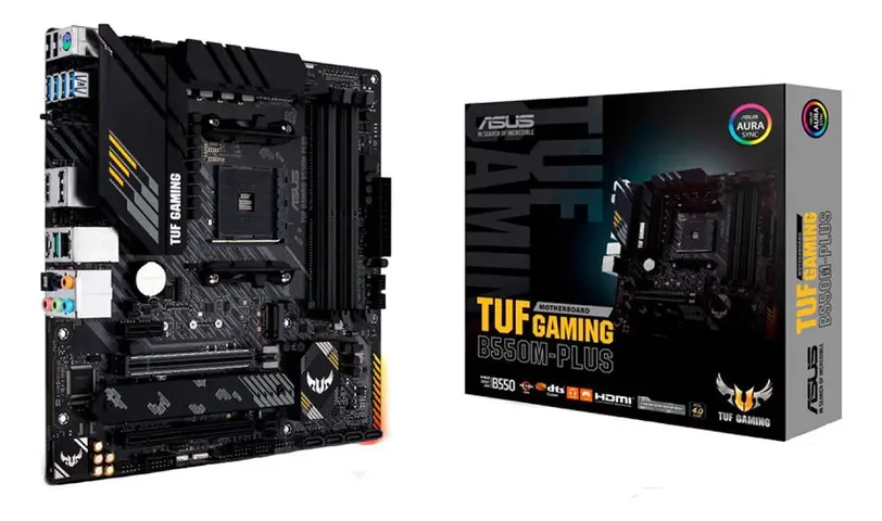 Placa Mãe Asus TUF B550M-Plus DDR4 AMD AM4