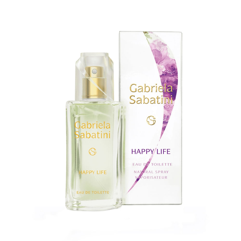 Gabriela Sabatini Happy Life Feminino Eau De Toilette 60ml