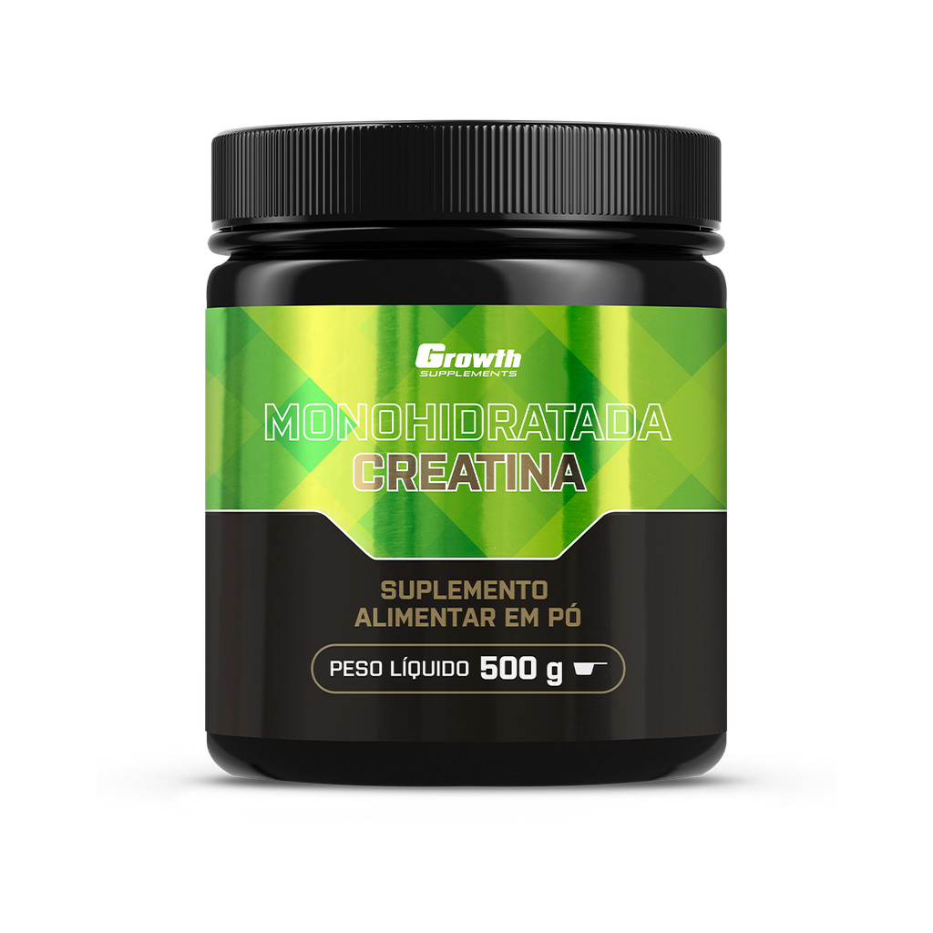 Creatina Monohidratada - Growth Supplements - Sem sabor em pó