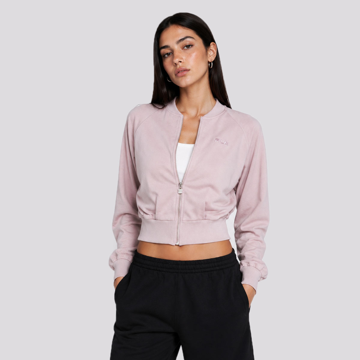 Jaqueta Fila Comfort Classic B II Feminina Rosa