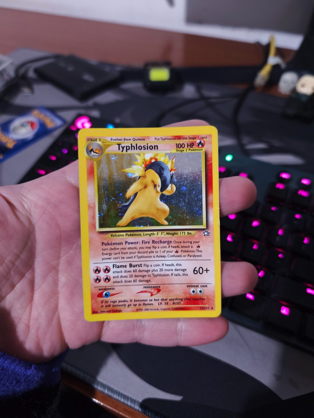 Typhlosion (17/111) Neo Genesis Pokémon TCG — Lightly Played, Usado