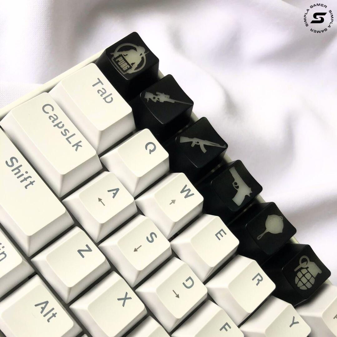 PUBG 6 Keycaps