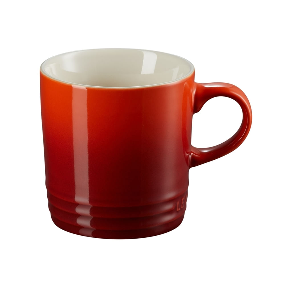 CANECA ESPRESSO LE CREUSET 100ML ESMALTADA EM CERÂMICA VERMELHO