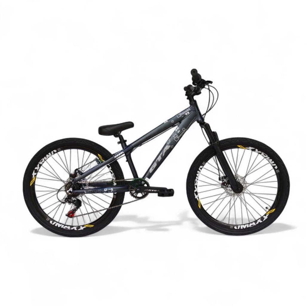 Bicicleta Aro 26 Gta Rebel Freeride 7v Single Freio A Disco Do Grau