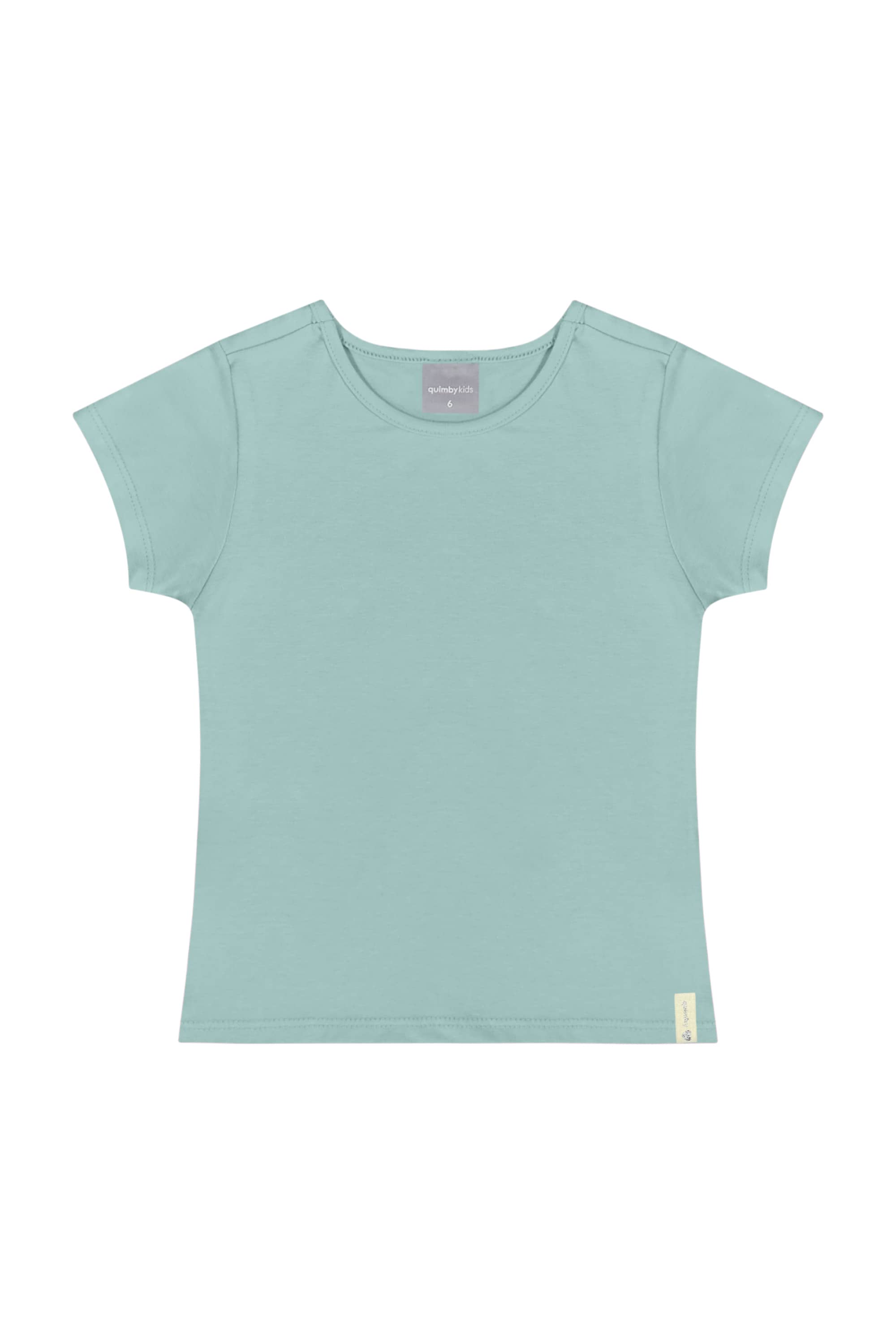 Blusa Básica Infantil para Menina (Azul) Quimby — 01