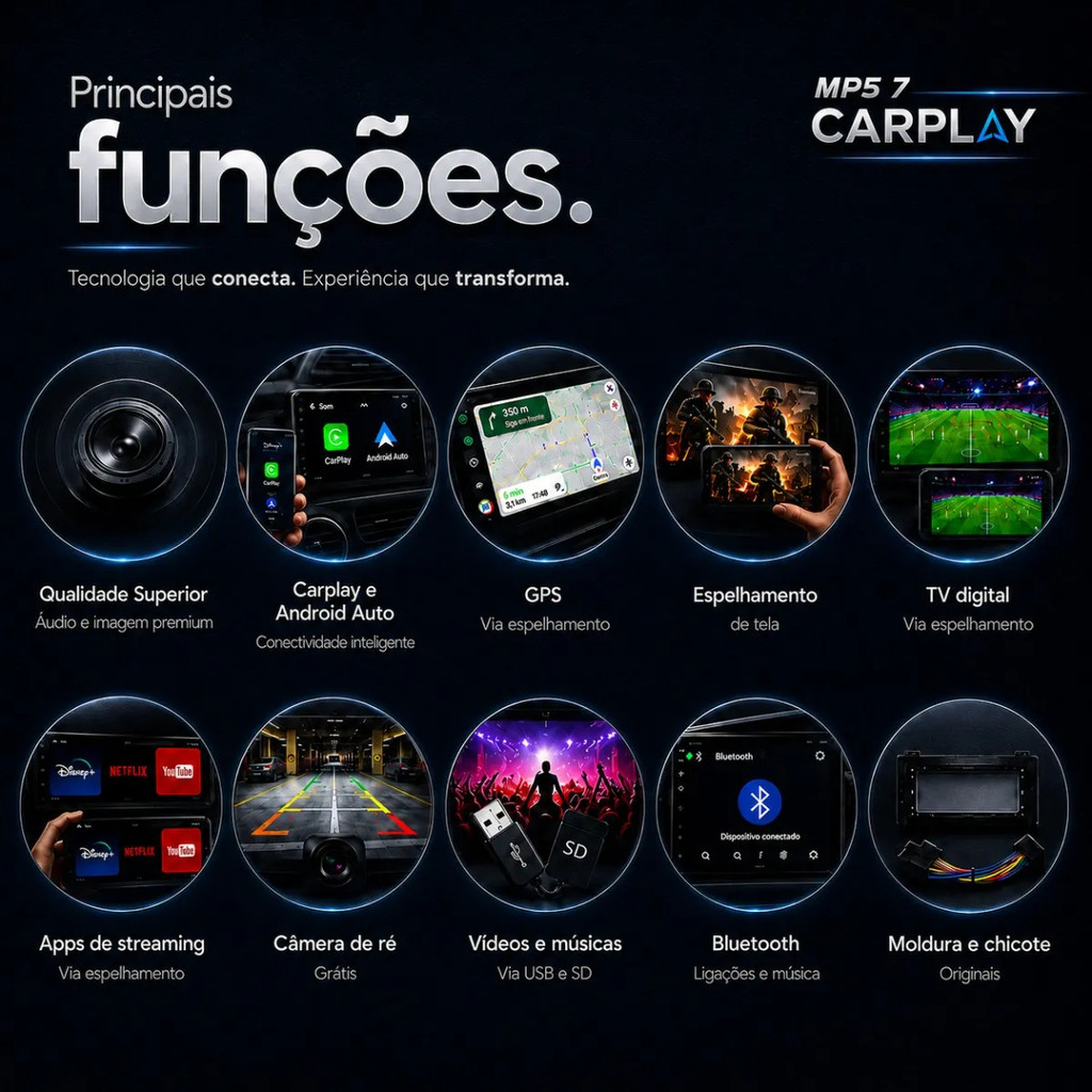 Foto 2 de Central Multimídia Carplay Ford Ecosport 2003 À 2012