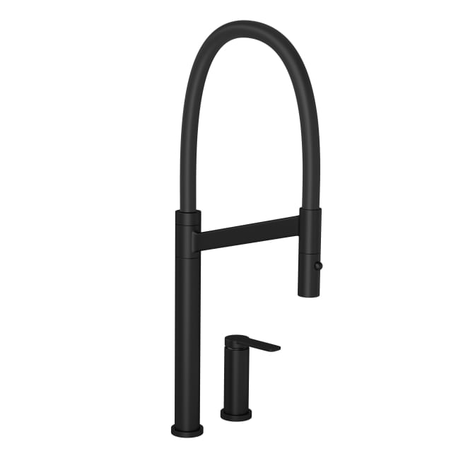 Monocomando Colore De Mesa Black Matte E Preto Deca