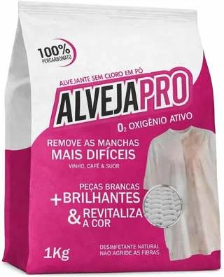 Percabonato de Sódio 1 kg Alvejante sem Cloro em Pó com Oxigênio Ativo