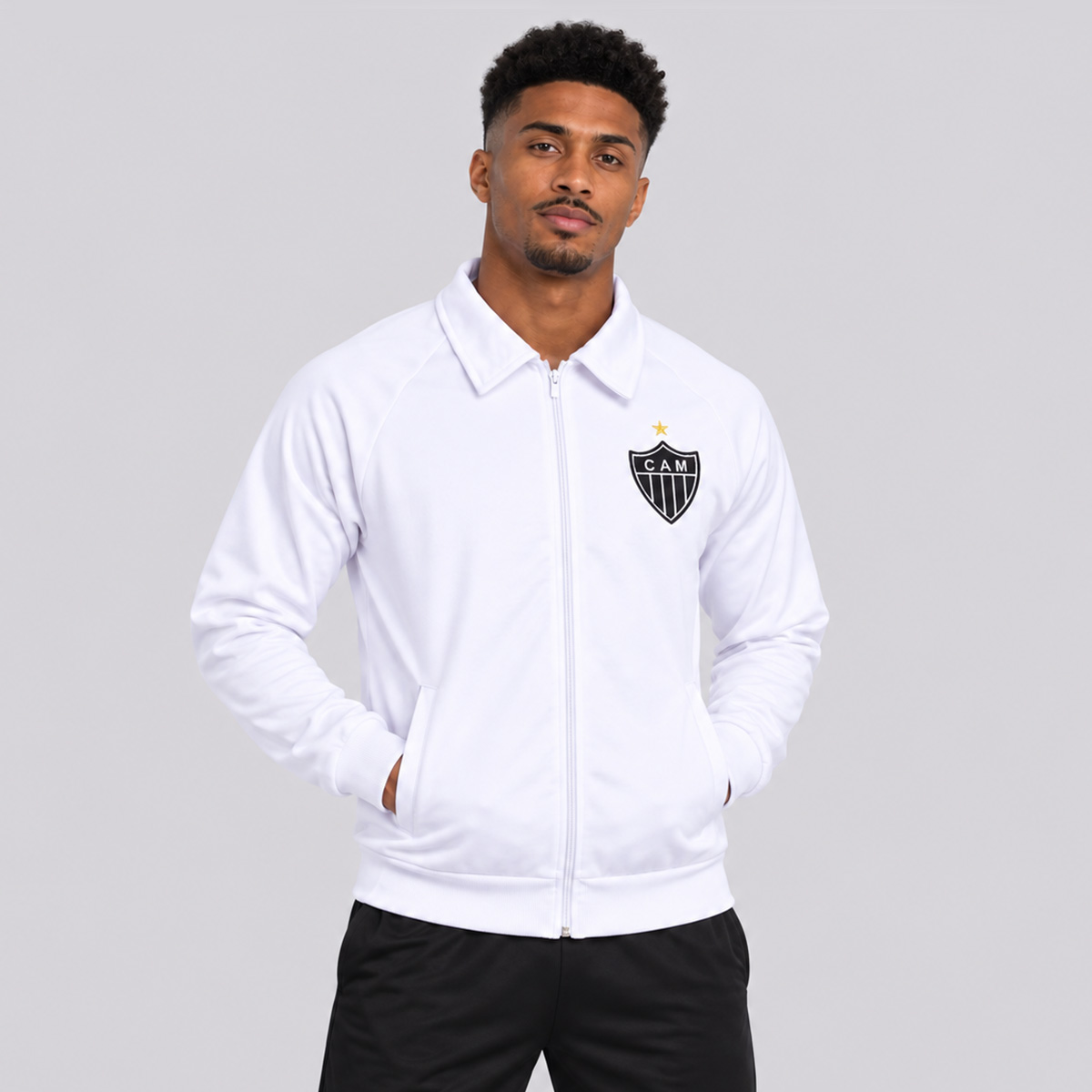 Jaqueta Atlético Mineiro Vintage I Branca