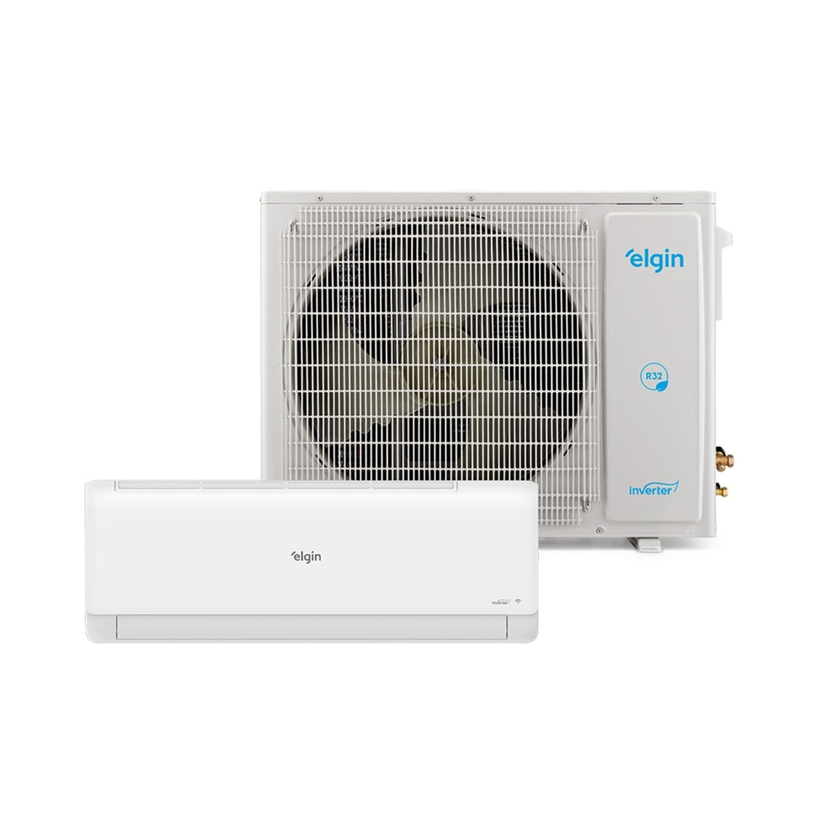 Ar-condicionado Split High Wall Elgin 12.000 Btus Inverter Eco Inverter Iii Wi-fi Quente e Frio Hjqc12c2whch Branco 220v Branco / 220