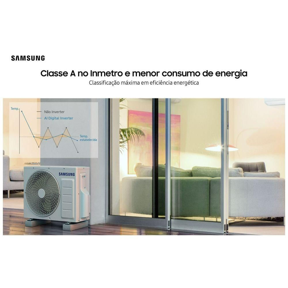 Foto 4 de Ar Condicionado Split Samsung 9000 BTUS Frio 220V AR60H09D1