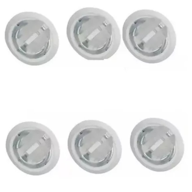 6 Buchas Para Acabamento Espelho VW Polo 2003 A 2015