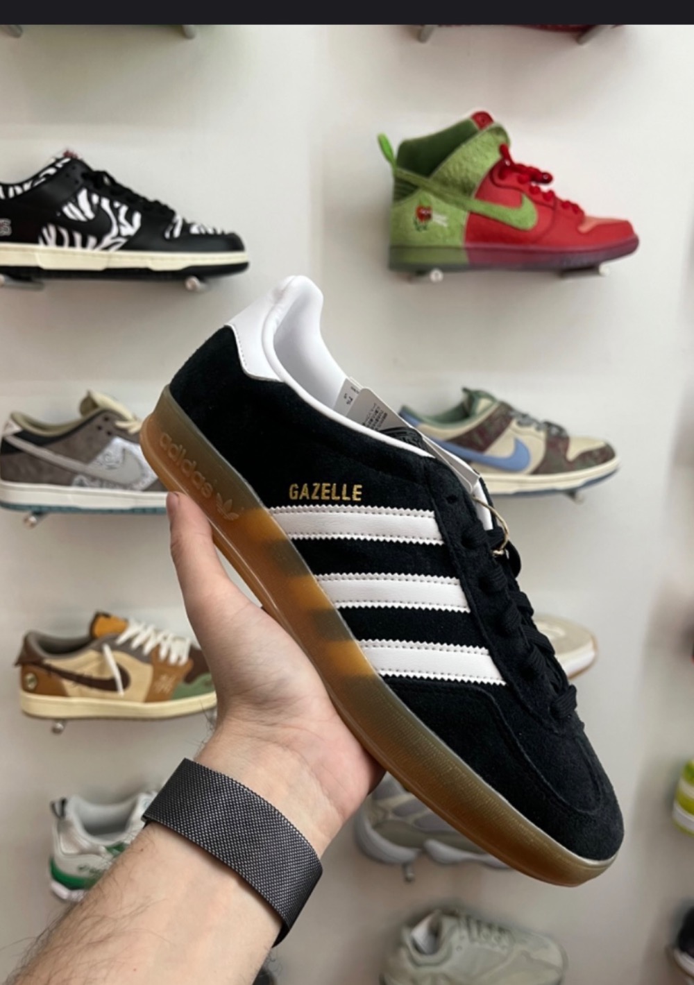 adidas Gazelle Indoor Core Black — 35, Novo