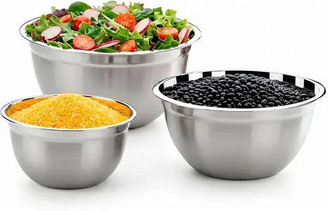 Conjunto de Tigelas Brinox 3 Peças Suprema Aço Inox