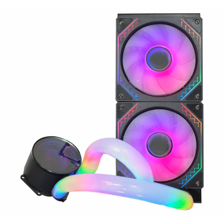 Foto 5 de Water Cooler K-MEX WAC9, ARGB, 240mm, Preto, WAC9F123APDAB0X
