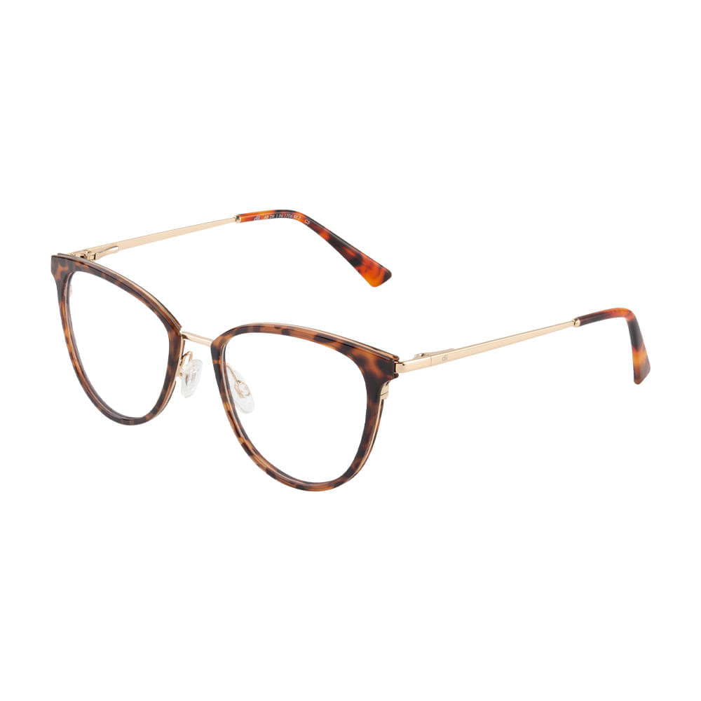 Armação para Óculos de Grau Feminino Dii Collection 1 1706 Demi Marrom
