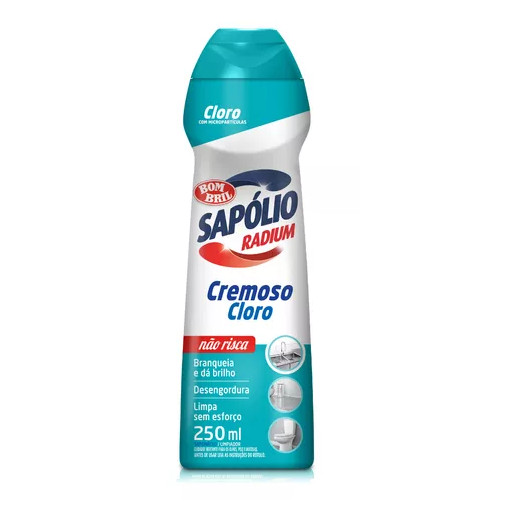 Sapólio Radium Cresmoso Cloro 250ML