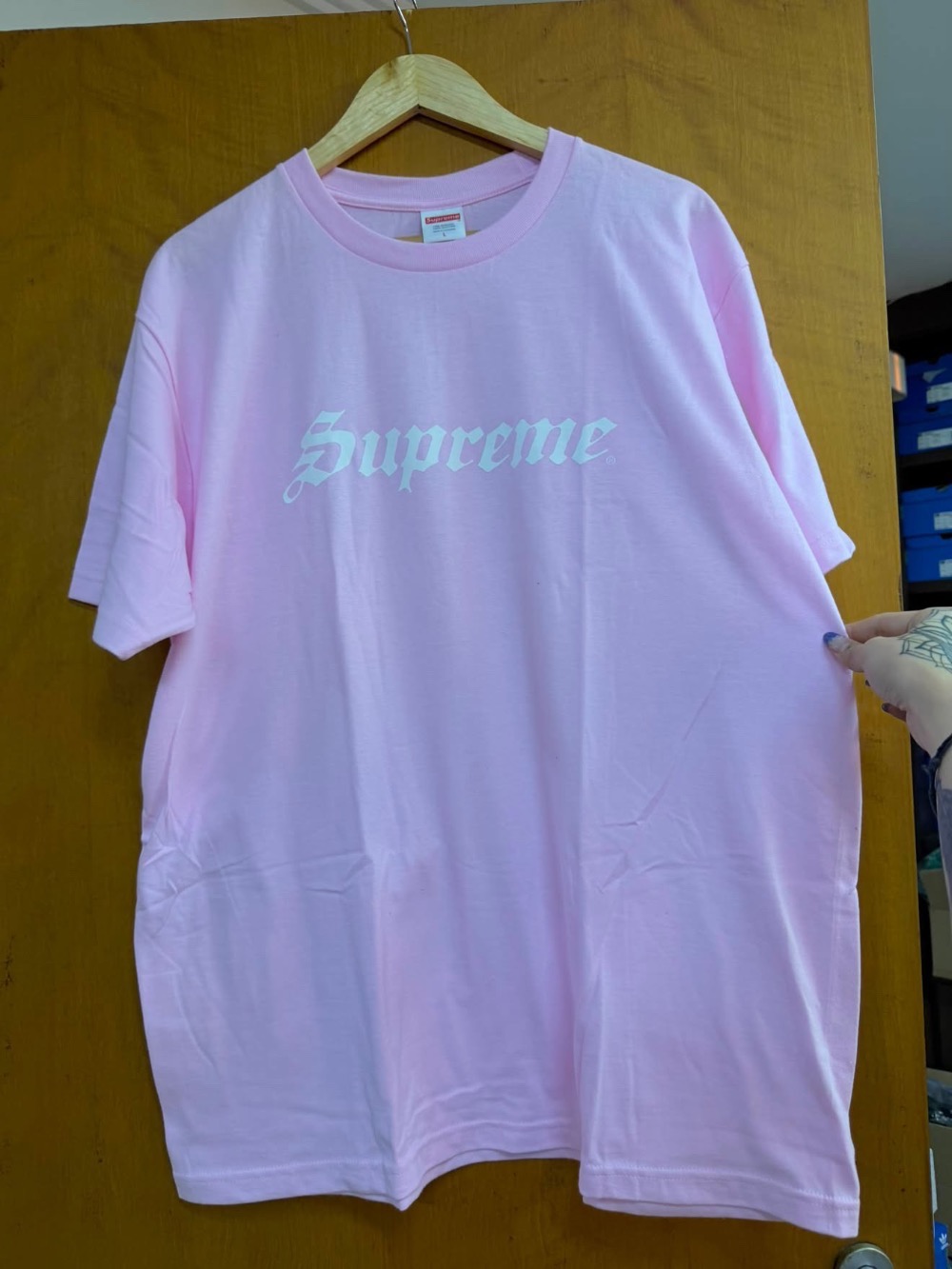 Camiseta Supreme Speed Tee Light Pink SS26-W18 — G, Novo