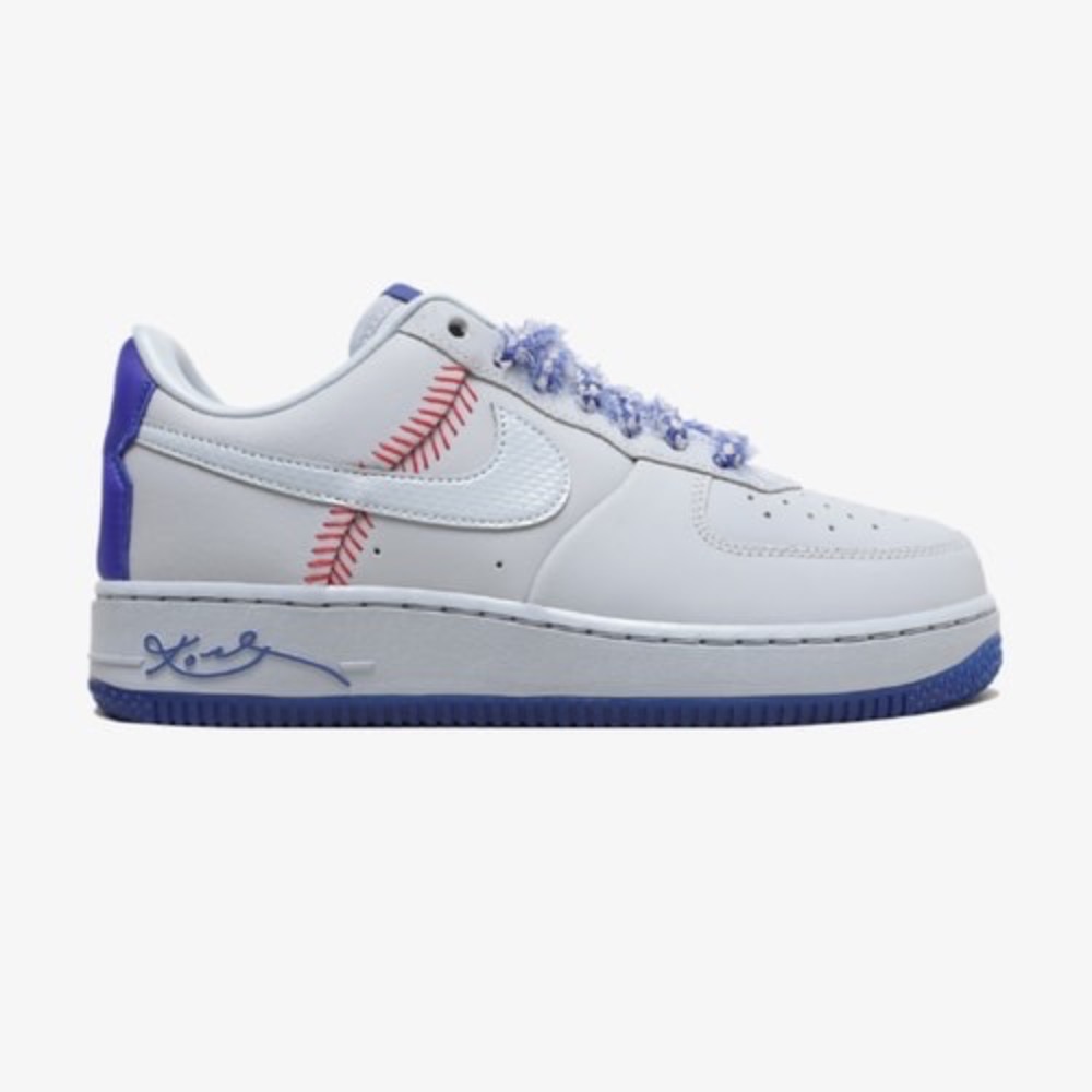 Kobe Bryant x Nike Air Force 1 Low Protro Dodgers Wolf Grey Rush Blue — 41, Novo