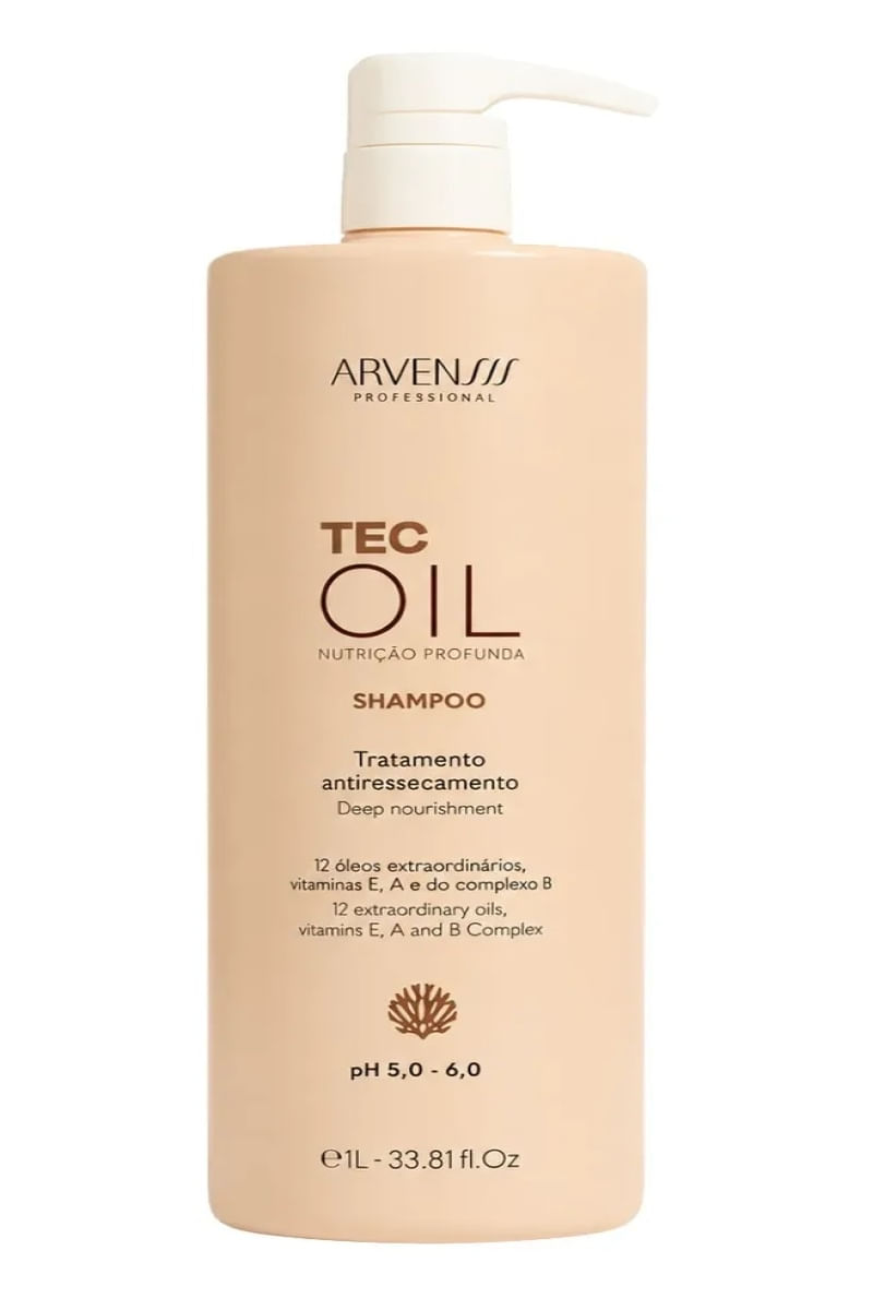 Arvensis Shampoo Tec Oil - 1L