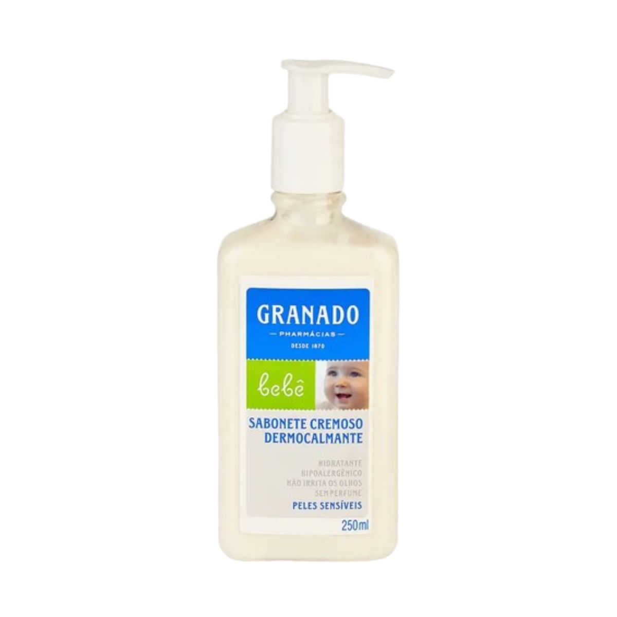 SABONETE CREMOSO BEBE PELE SENSIVEL 250ML GRANADO