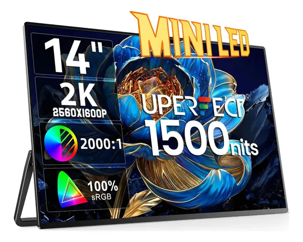 Monitor Led Portátil 14 2k 1500nits