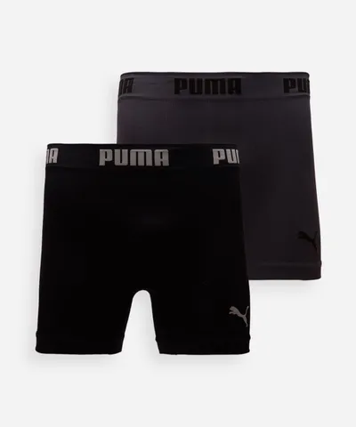 Kit de 2 cuecas boxer de poliamida puma colorida