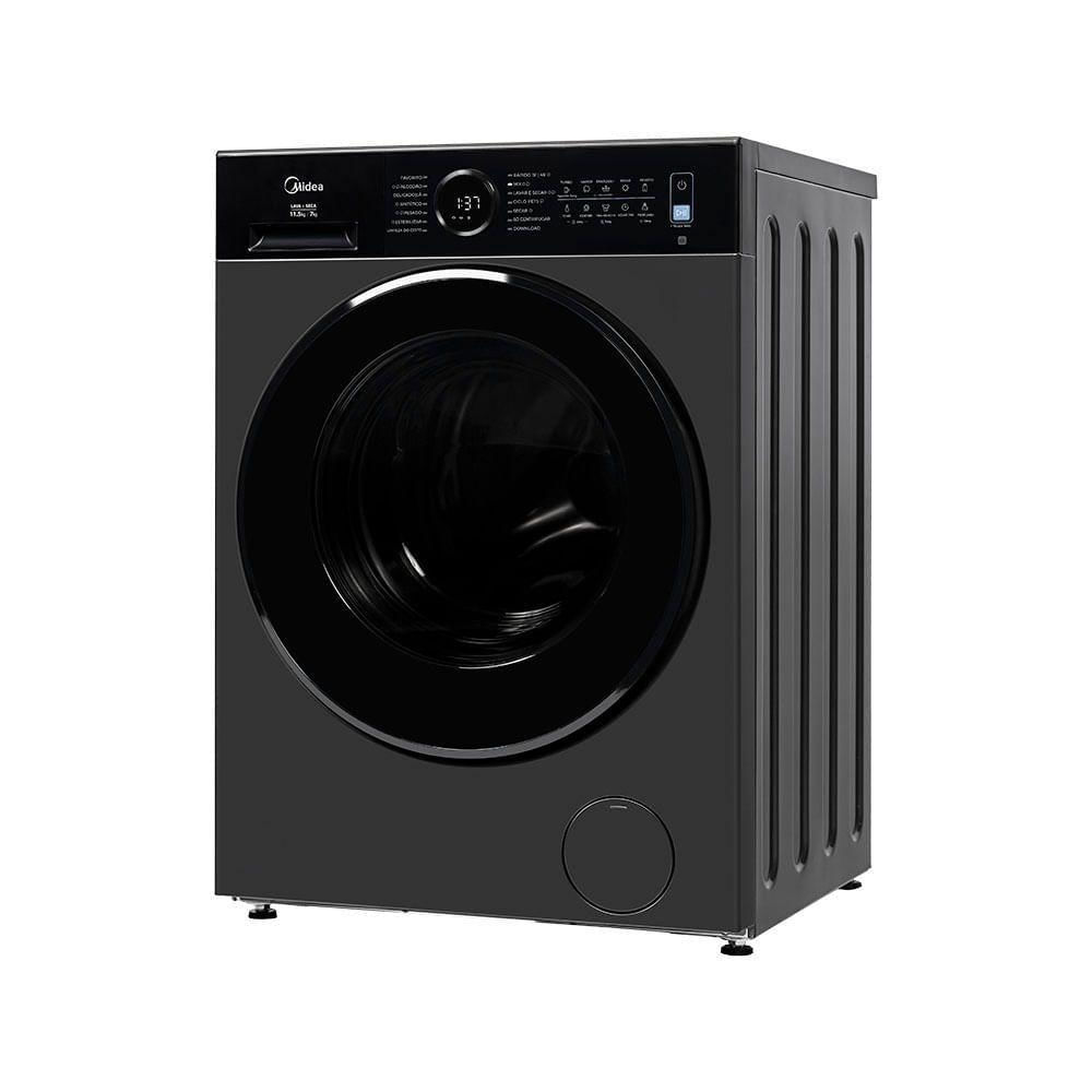 Foto 5 de Lava e Seca Midea MF205D115WB-GK-01 11kg 6kg Slim Conectada Titanium 110V
