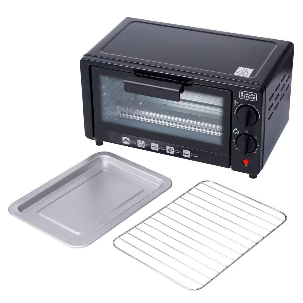 Foto 2 de Forno Elétrico FT9N 9L Timer 60min Vidro Temperado BlackDecker
