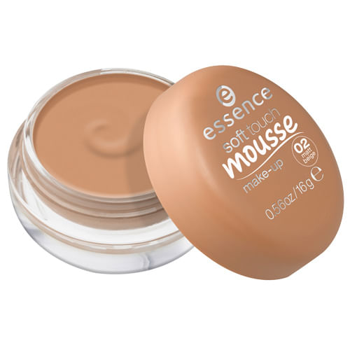 Base Cremosa Essence - Soft Touch Mousse — 02 Matt Beige