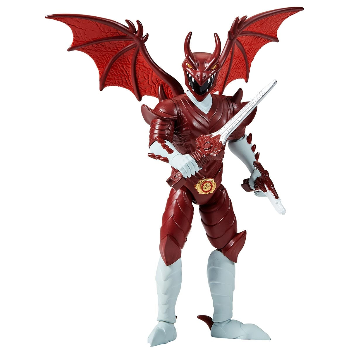 Foto 4 de Boneco Rodan Vermelho + Acessórios - Power Rangers Kaiju